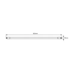 Noxion Avant LEDtube T5 Avant Extreme (Mains AC) High Efficiency 7W 1100lm - 840 Kallvit | 55cm - Ersättare 14W