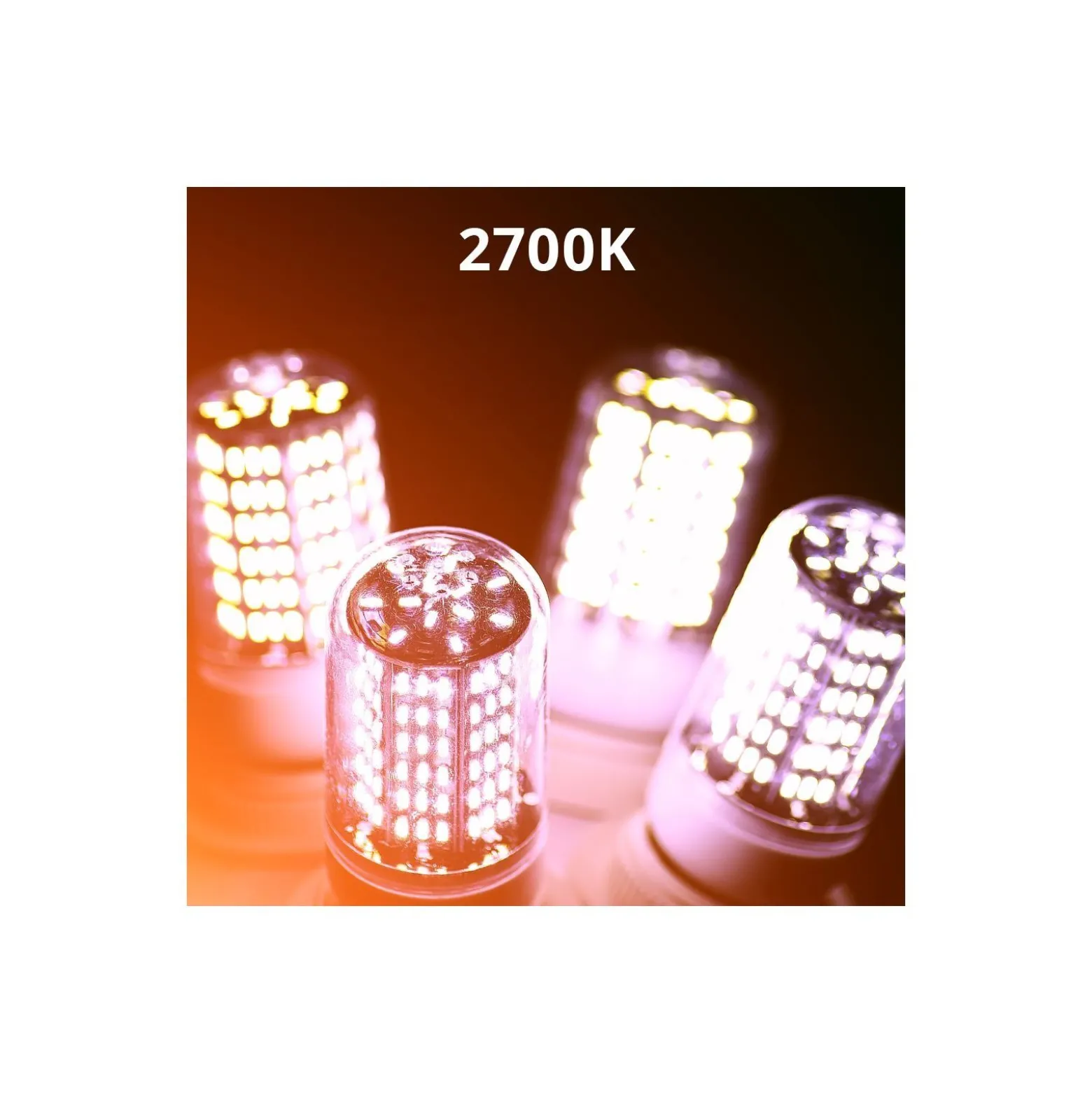 Noxion Bolt LED Kapsel G9 Klar 3.8W 470lm - 827 Extra Varm Vit | Ersättare 40W