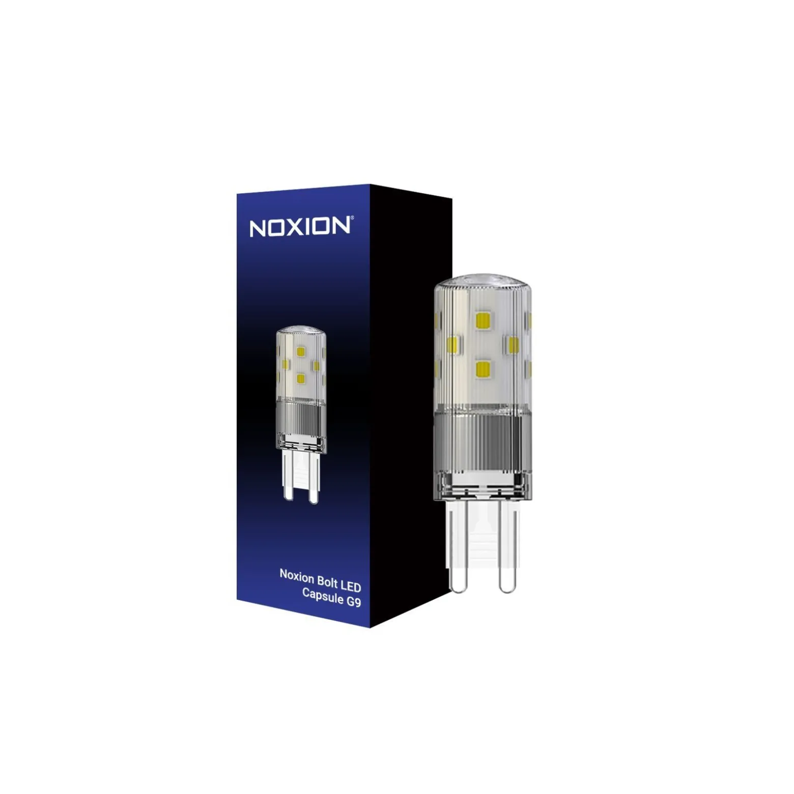 Noxion Bolt LED Kapsel G9 Klar 3.8W 470lm - 827 Extra Varm Vit | Ersättare 40W