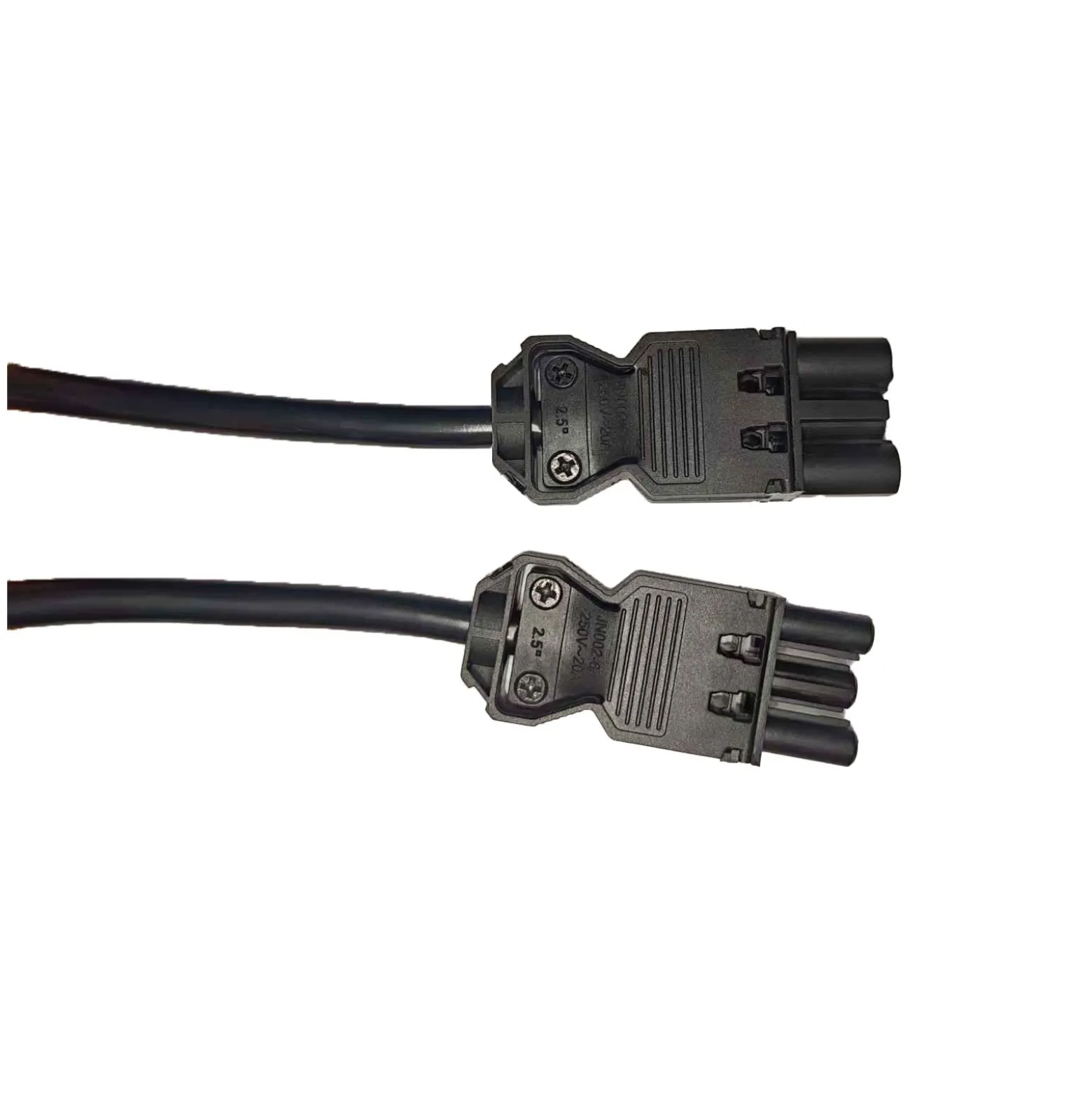 Noxion GST - Kompatibel Förlängningskabel Svart - Manlig + Kvinnlig - 1,5m - 3 pole 1,5mm2