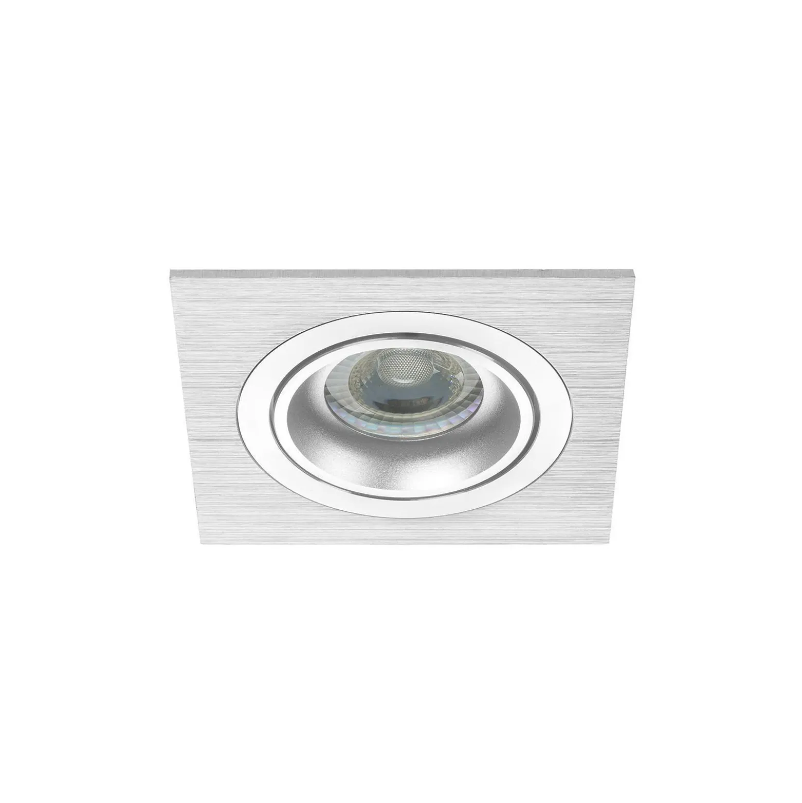Noxion Infälld Spot Boxi MR16 Lutningsbar Aluminium | Utskärning 80mm - GU10 Sockel