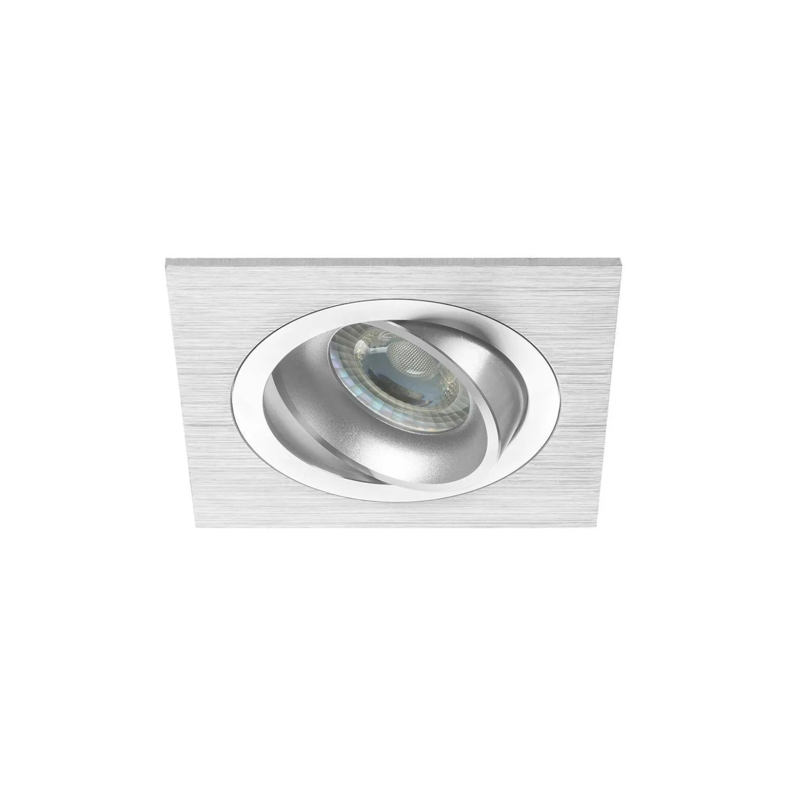 Noxion Infälld Spot Boxi MR16 Lutningsbar Aluminium | Utskärning 80mm - GU10 Sockel