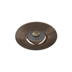 Noxion Infälld Spot Logic MR16 Lutningsbar Glänsande Bronze | 92mm - Utskärning 80mm - IP20 - Inkl. GU10 Sockel