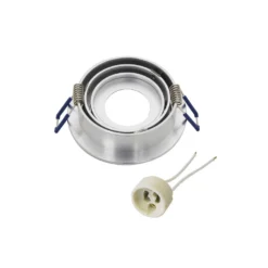 Noxion Infälld Spot Logic MR16 Lutningsbar Aluminium | Utskärning 80mm - GU10 Sockel