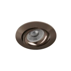 Noxion Infälld Spot Vision MR16 Lutningsbar Glänsande Bronze | 82mm - Utskärning 69mm - IP20 - Inkl. GU10 Sockel