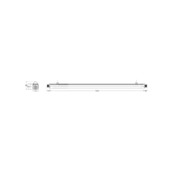Noxion LED Allmänbruksarmatur Vattentät Ecowhite V3.0 24/36W 3120/4680lm - 830-865 CCT | 120cm
