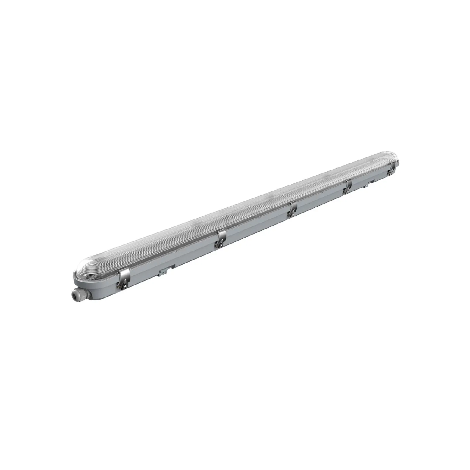 Noxion LED Allmänbruksarmatur Vattentät Poseidon V3.0 19-33W 2340/4200lm - 830-865 CCT | 120cm - Kabelgenomföring (5x2.5mm2) - 3 Timmar Nödbelysning