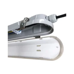Noxion LED Allmänbruksarmatur Vattentät Poseidon V3.0 19-33W 2340/4200lm - 830-865 CCT | 120cm - Kabelgenomföring (5x2.5mm2) - 3 Timmar Nödbelysning