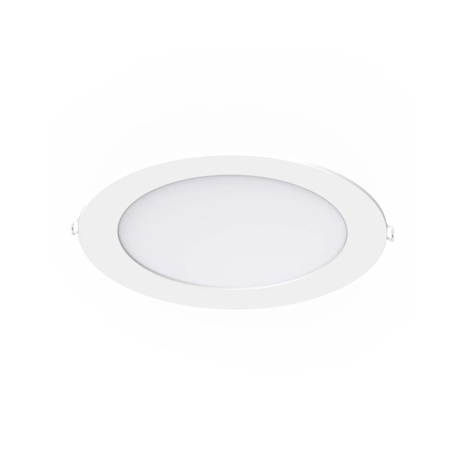Noxion LED Downlight Slim V2.0 24W 2400lm 120D - 830 Varm Vit | 225mm - Utskärning 200mm - IP44 - Dali Dimbar