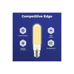 Noxion LED HID Ersättare SON-T/NAV-T Rörformad Filament E40 38W 7500lm - 740 Kallvit | Ersättare 125W