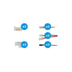 Noxion Led-Ljusslingor Naga - Anslutningsstycke Enkel Färg 8mm - Liten 15st