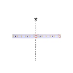 Noxion Led-Ljusslingor Naga 5 Meter 24V - 120LEDs/m - 9.6W/m - 940 Kallvit | 8mm - IP65 - Bästa Färgåtergivning - SMD2835
