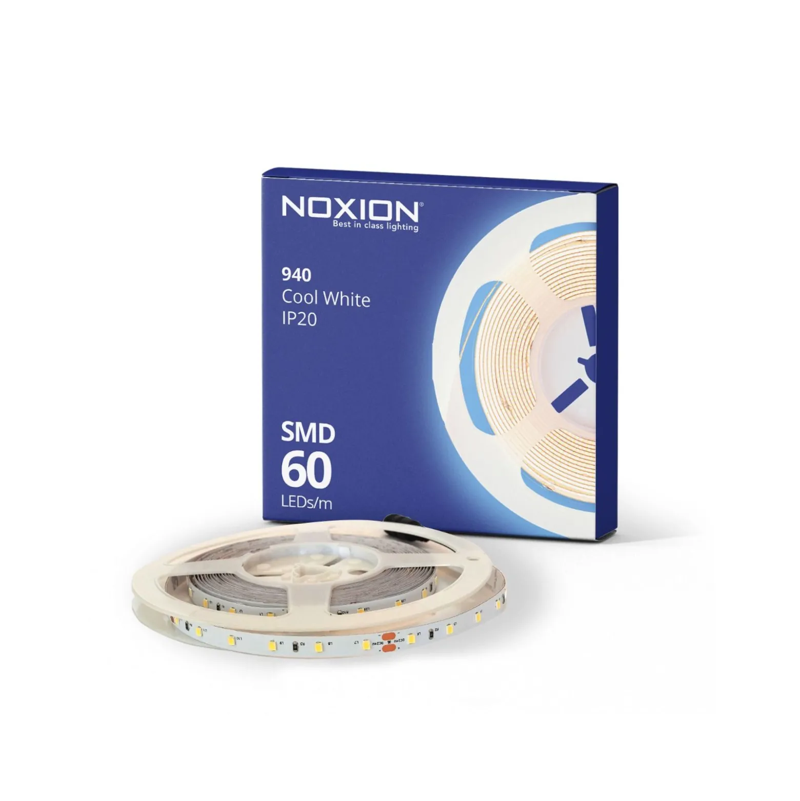 Noxion Led-Ljusslingor Naga 5 Meter IP20 SMD2835/60 24V 4.8W/m 940 /8mm/100mm + DC Sladd
