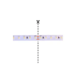 Noxion Led-Ljusslingor Naga 5 Meter IP20 SMD2835/120 24V 9.6W/m 940 /8mm/50mm + DC Sladd
