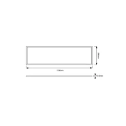 Noxion LED Panel Delta Pro Pronox V3.0 30W 4070lm - 840 Kallvit | 120x30cm - UGR <19 - Dali Dimbar
