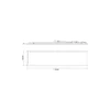 Noxion LED Panel Delta Pro V5 Highlum 36W 5040lm - 830-840 CCT | 120x30cm - UGR <19 - Sidelit - Philips Drivdon