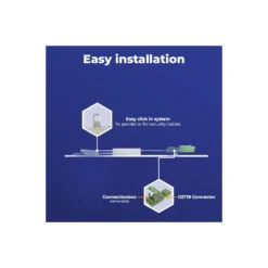 Noxion LED Panel Delta Pro V5 28W 3920lm - 840 Kallvit | 60x60cm - UGR <19 - Sidelit - Philips Drivdon