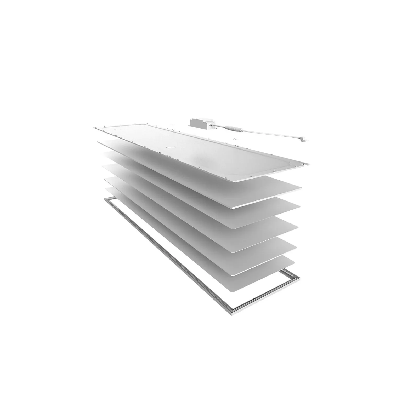Noxion LED Panel Delta Pro V3 30W 4070lm - 840 Kallvit | 120x30cm - UGR <19 - Philips Xitanium Drivdon