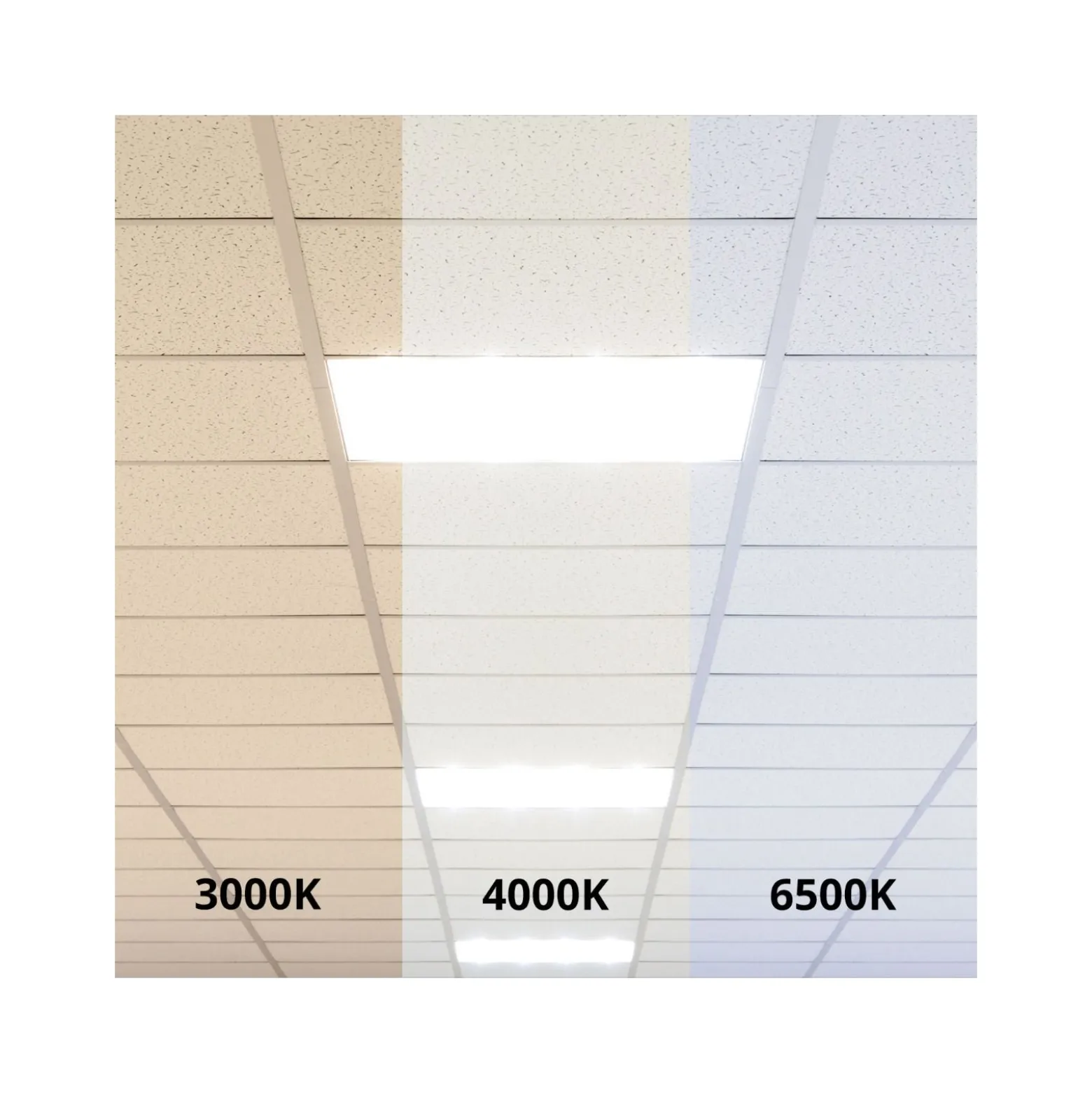 Noxion LED Panel Ecowhite V4.0 13W 1560lm - 830-840-865 CCT | 30x30cm - Philips driver