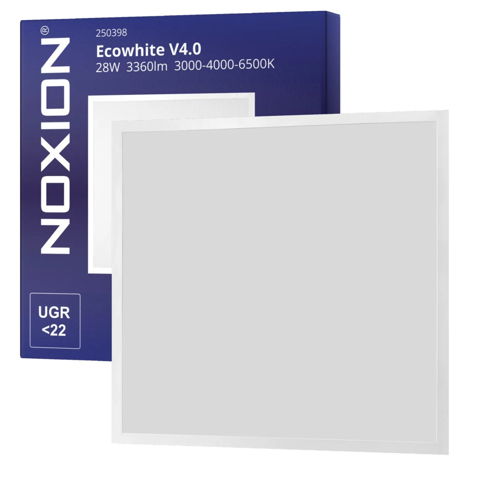 Noxion LED Panel Ecowhite V4.0 28W 3360lm - 830-840-865 CCT | 60x60cm - Philips driver