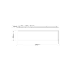 Noxion LED Panel Ecowhite V4.0 28W 3360lm - 830-840-865 CCT | 120x30cm - UGR <19