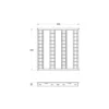 Noxion LED Panel Louvre Excell G2 Gloss Reflektor 34W 3550lm - 830-840 CCT | 60x60cm - UGR <19 - Philips Xitanium Drivdon