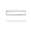 Noxion LED Panel Louvre Excell G2 Gloss Reflektor 34W 3450lm - 830-840 CCT | 120x30cm - UGR <19 - Philips Xitanium Drivdon