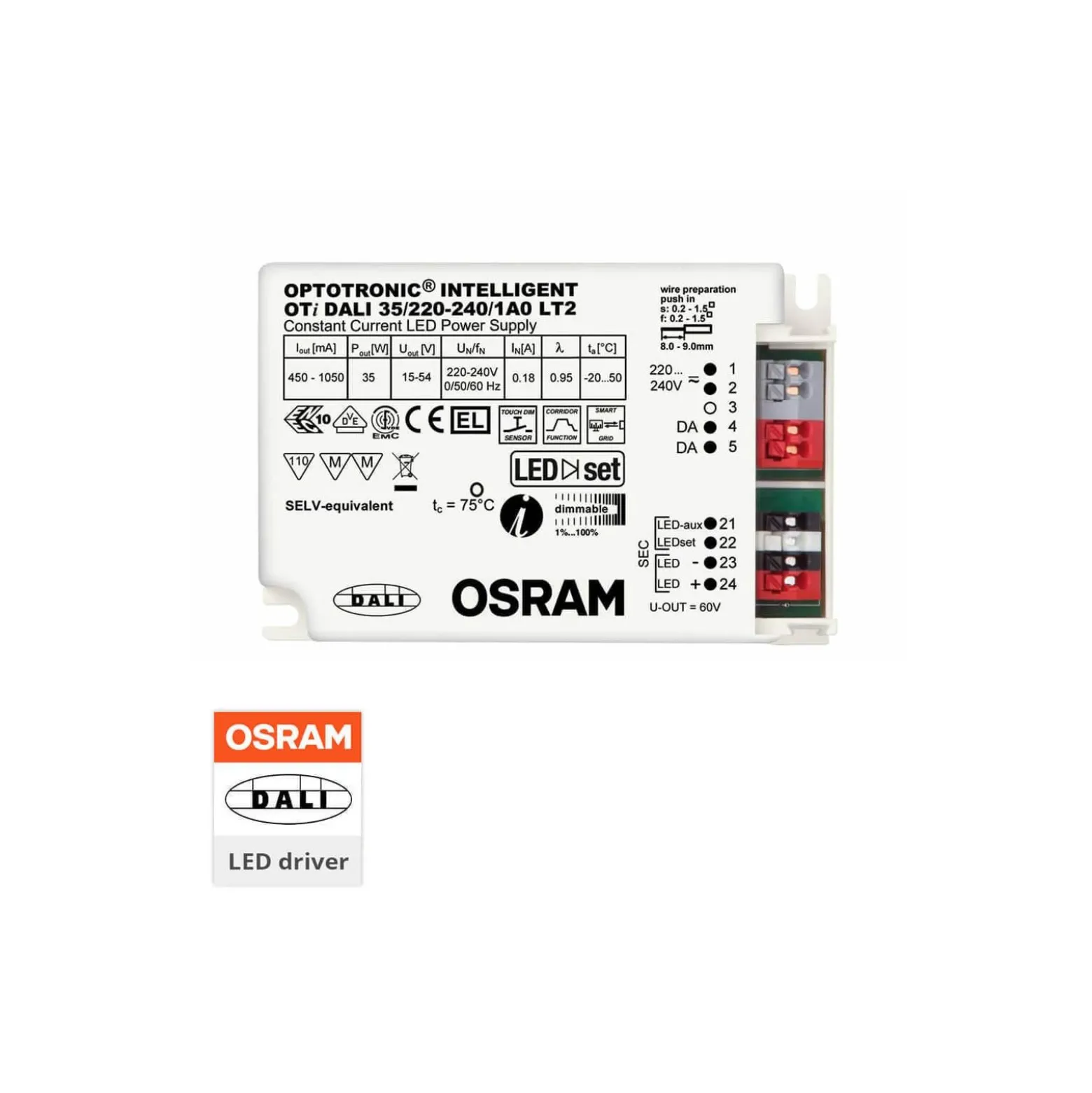 Noxion LED Panel Louvre Excell Pronox 38W 3850lm - 830 Varm Vit | 150x15cm - UGR 152 - Dali Dimbar