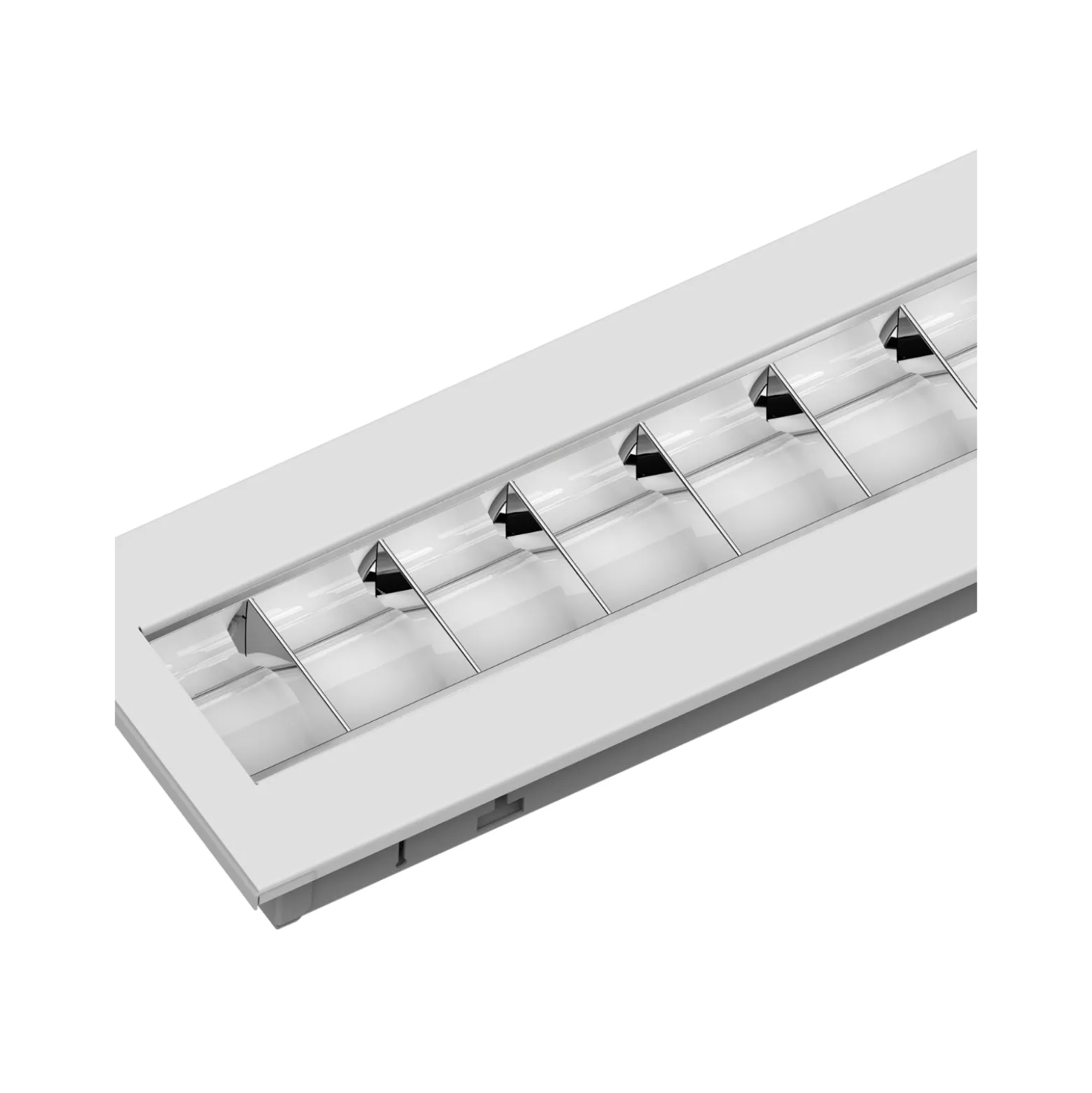 Noxion LED Panel Louvre Excell G2 15x150cm 3000K 38W UGR<15 Gloss Reflektor | Varm Vit - Ersättare 1x49W