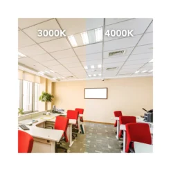 Noxion LED Panel Louvre Excell G2 15x150cm 3000K 38W UGR<15 Gloss Reflektor | Varm Vit - Ersättare 1x49W