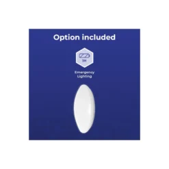 Noxion LED Plafond Corido V2 Vit 12W 1200lm 830-840-865 CCT | IP44 - Nöd 3h