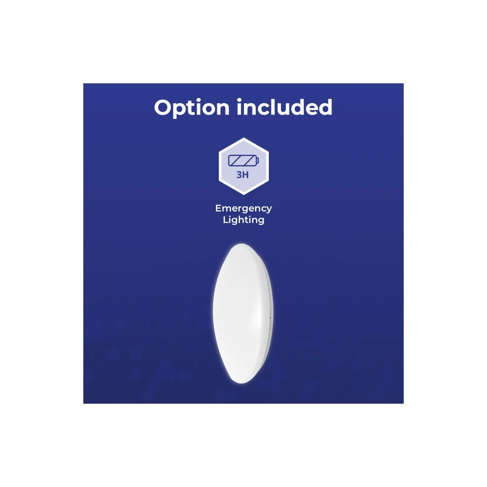 Noxion LED Plafond Corido V2 Vit 16W 1600lm 830-840-865 CCT | IP44 - Nöd 3h