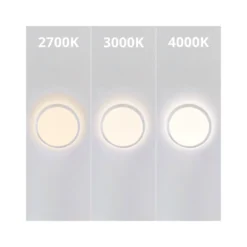 Noxion LED Plafond Pro Vit 20W 2000lm - 827-830-840 CCT | 300mm - IP66 - 3 timmar nödbelysning