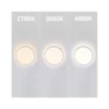 Noxion LED Plafond Pro Vit 13W 1400lm - 827-830-840 CCT | 300mm - IP66 - 3 timmar nödbelysning