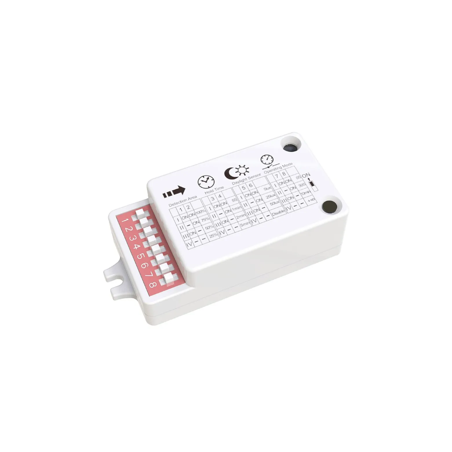 Noxion LED Plafond Pro V2 12/16/20W 2400lm - 830-840-865 CCT | 325mm - IP65 - Rörelse- och Ljussensor + Ögonlock Ring Vit