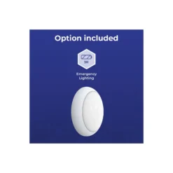 |Noxion LED Plafond Pro V2 12/16/20W 2400lm - 830-840-865 CCT | 325mm - IP65 - 3 Timmar Nödbelysning + Ring Vit