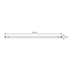 Noxion LED Rör T8 Avant (EM/Mains) Standard Output 19W 2300lm - 865 Dagsljus | 150cm - Ersättare 58W
