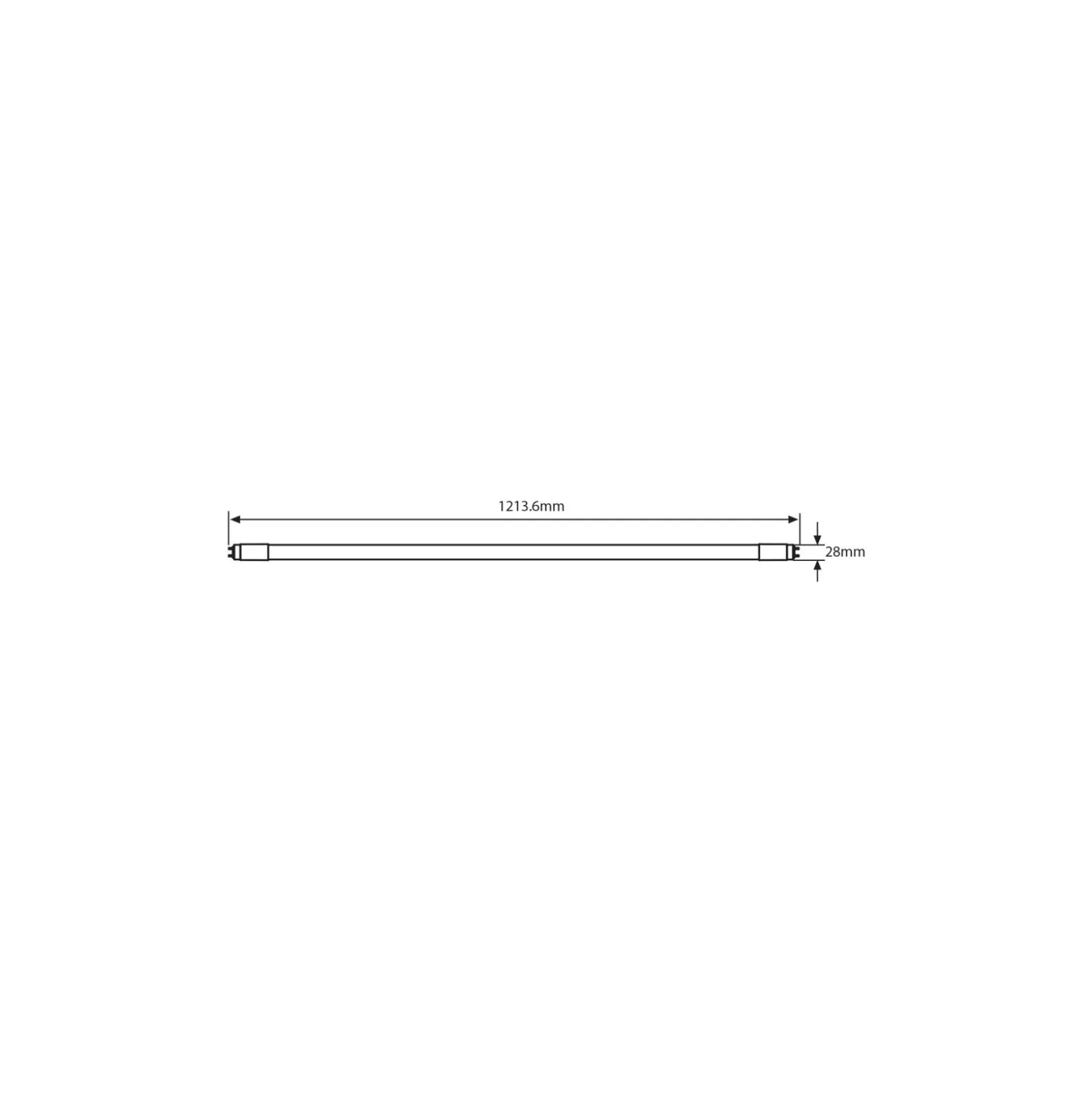 Noxion LED Rör T8 Avant Extreme (EM/Mains) High Output 13W 2100lm - 865 Dagsljus | 120cm - Ersättare 36W
