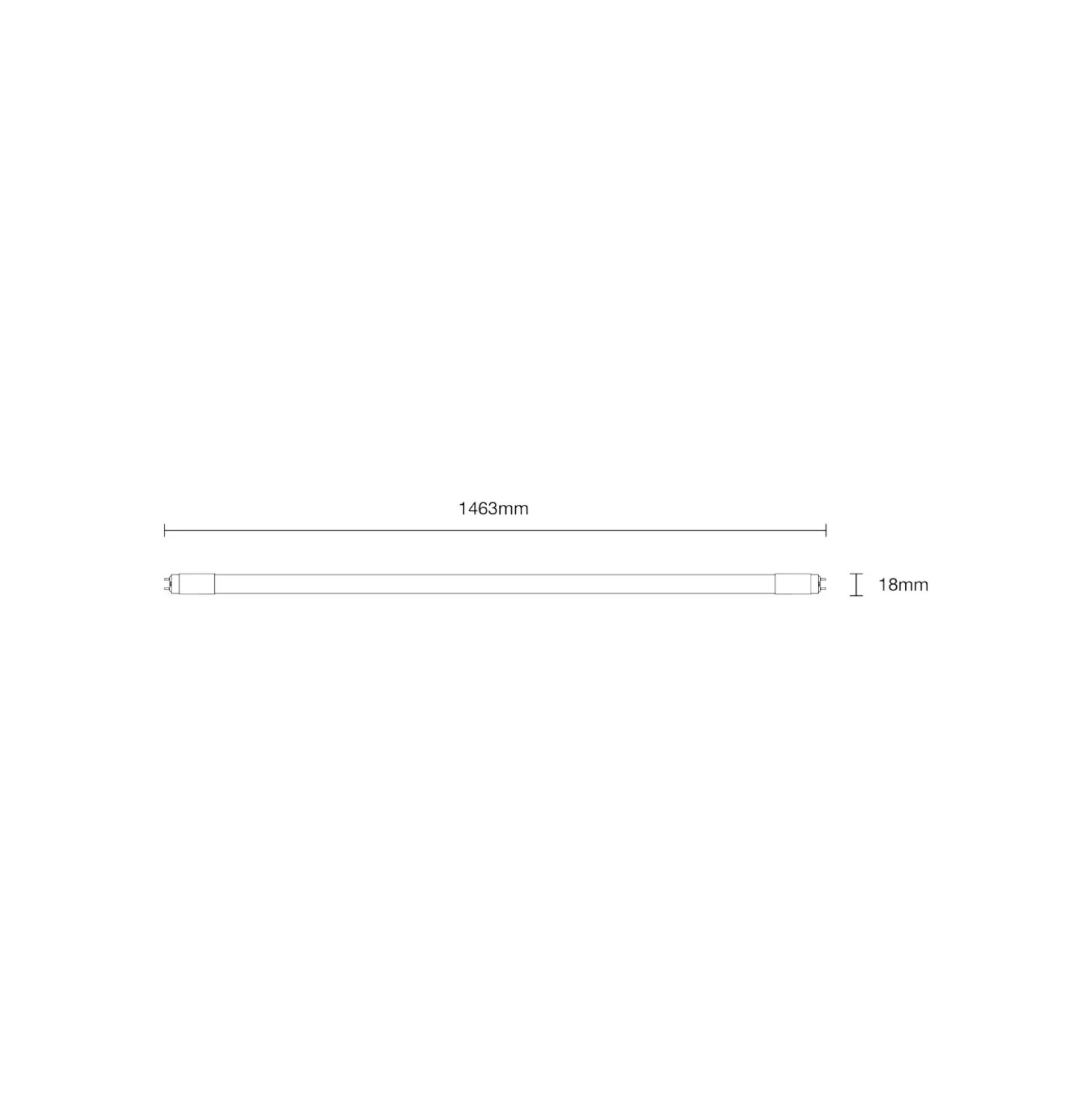 Noxion LED Rör T5 Avant Extreme (HF) High Output 26W 3900lm - 840 Kallvit | 145cm - Ersättare 49W