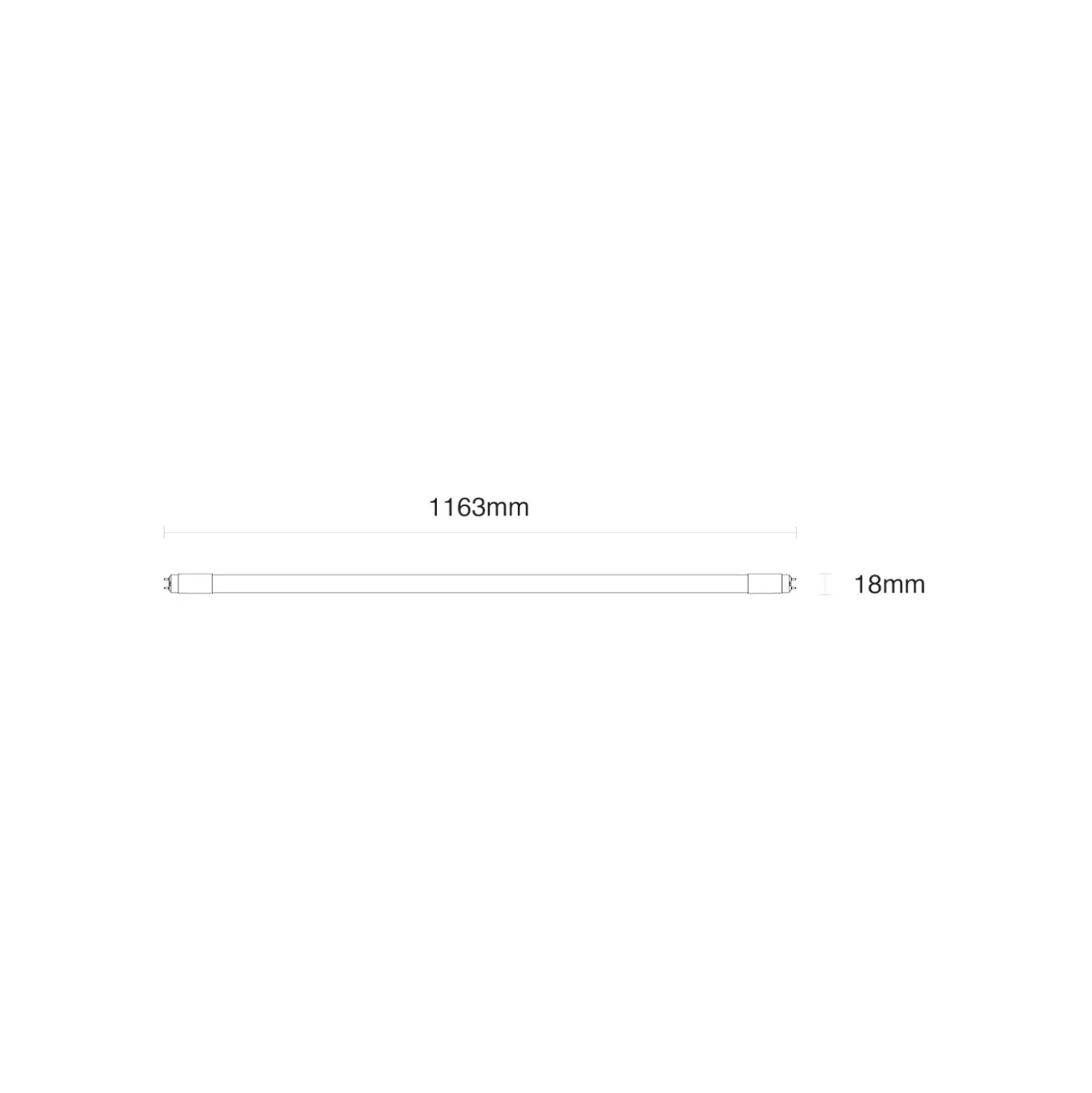 Noxion LED Rör T5 Avant Extreme (HF) High Efficiency 16W 2160lm - 830 Varm Vit | 115cm - Ersättare 28W