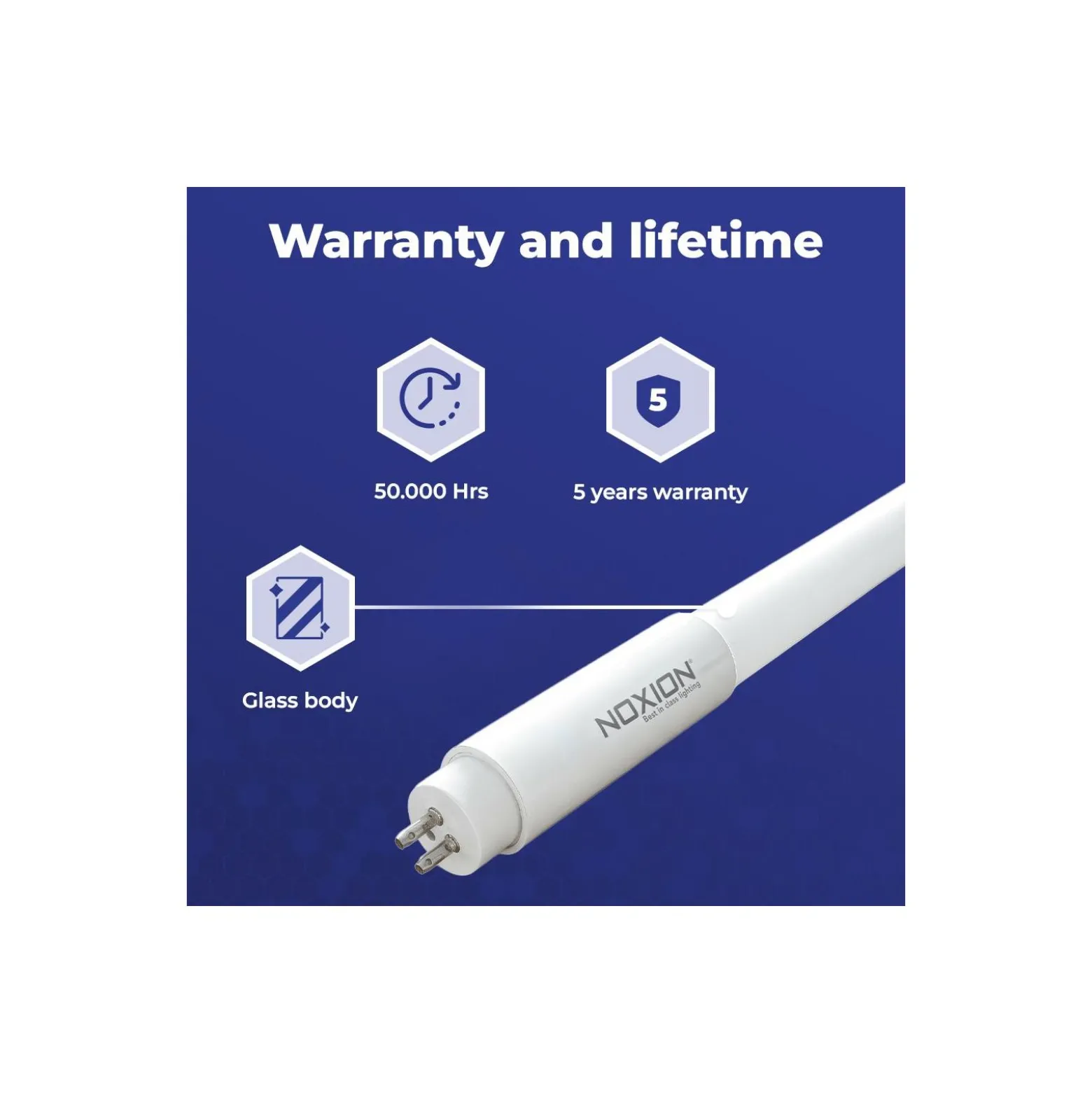 Noxion LED Rör T5 Avant Extreme (HF) High Efficiency 16W 2400lm - 840 Kallvit | 115cm - Ersättare 28W