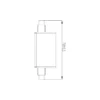 Noxion LED R7s 78mm Klar 7W 806lm - 827 | Ersättare 60W