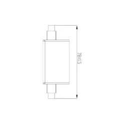 Noxion LED R7s 78mm Klar 7W 806lm - 827 | Ersättare 60W