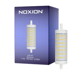 Noxion LED R7s 118mm Klar 11W 1521lm - 827 Extra Varm Vit | Dimbar - Ersättare 100W