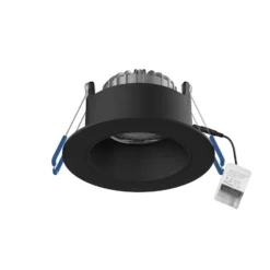 Noxion LED Spot Ares Djup ring Svart 6W 540lm 927-940 3CCT - med Inre Ring Svart | Utskärning 68mm