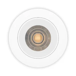 Noxion LED Spot Ares Djup ring - med Inre Ring Vit| Utskärning 68mm - incl. GU10 Fitting