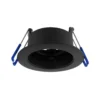 Noxion LED Spot Ares Djup ring Svart - med Inre Ring Svart | Utskärning 68mm - incl. GU10 Fitting