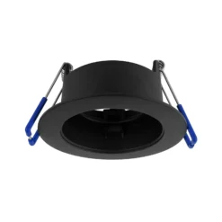 Noxion LED Spot Ares Djup ring Svart - med Inre Ring Svart | Utskärning 68mm - incl. GU10 Fitting