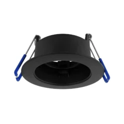 Noxion LED Spot Ares Djup Svart 6W 540lm 927-940 3CCT - med Inre Ring Vit | Utskärning 68mm