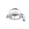 Noxion LED Spot Ares Djup Vit 6W 540lm 927-940 3CCT - med Inre Ring Silver | Utskärning 68mm